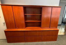 Office Credenza Storage and Filing Cabinet Unit