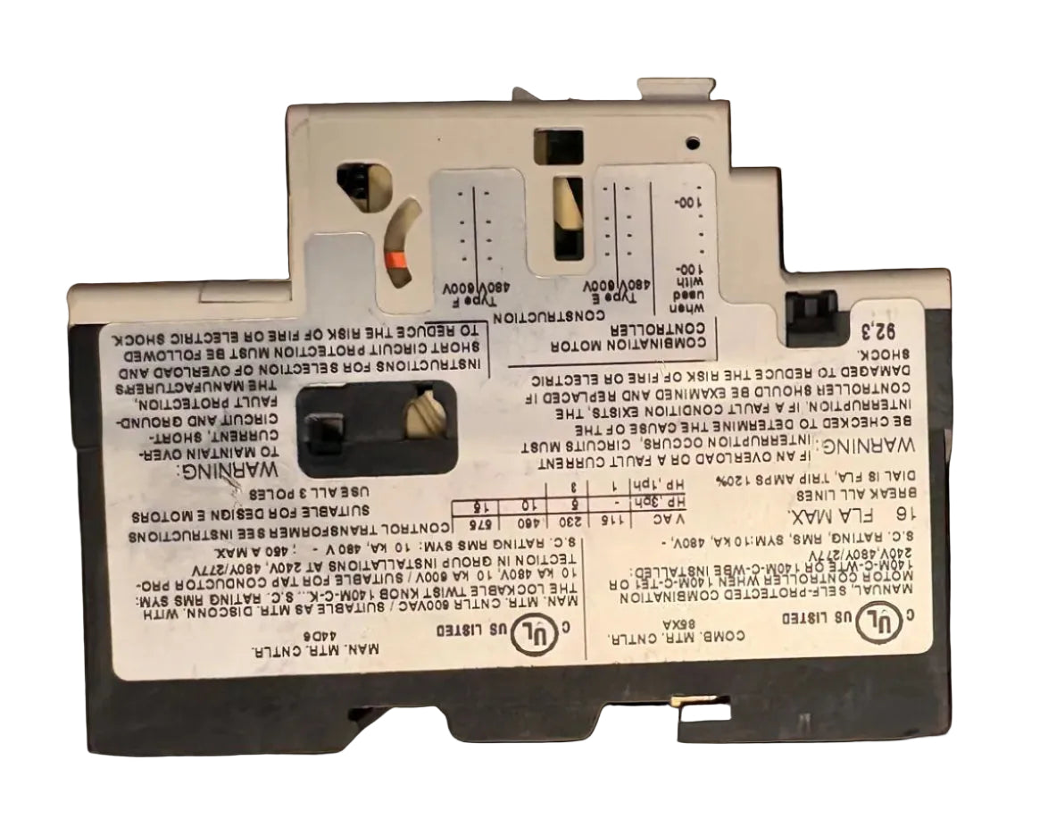 Allen-Bradley 140M-C2T-C16 Motor Protection Contactor| Jetitech