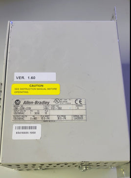 ALLEN BRADLEY 1398-DDM-019X ULTRA 100 DIGITAL SERVO DRIVE (SERIES A, VERSION 1.60)