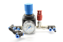 FESTO LRP-1/4-0.7 PRECISION PRESSURE REGULATOR AND GAUGE